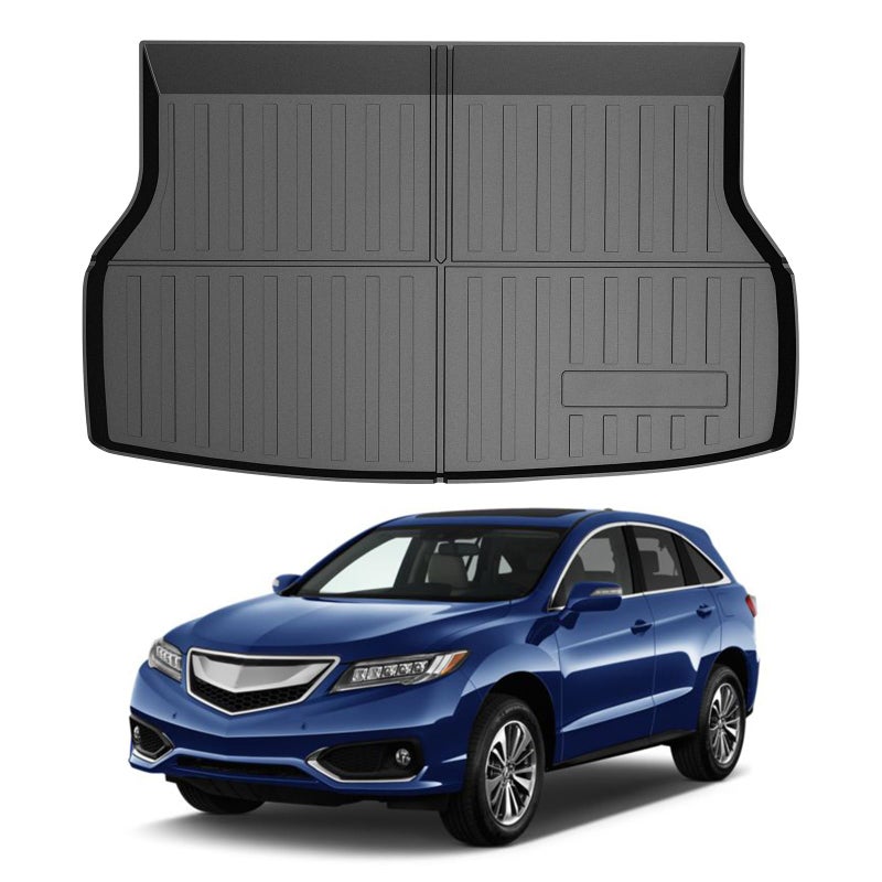 Mixsuper Custom Fit Cargo Liner for Acura RDX 2013-2018 Trunk Mat All Weather Rear Cargo Mat Trunk Liner Black - Image 1